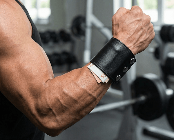 Muñequera Monedero 1 Muñequera monedero