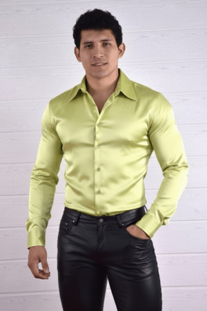 Camisa de Raso para hombre