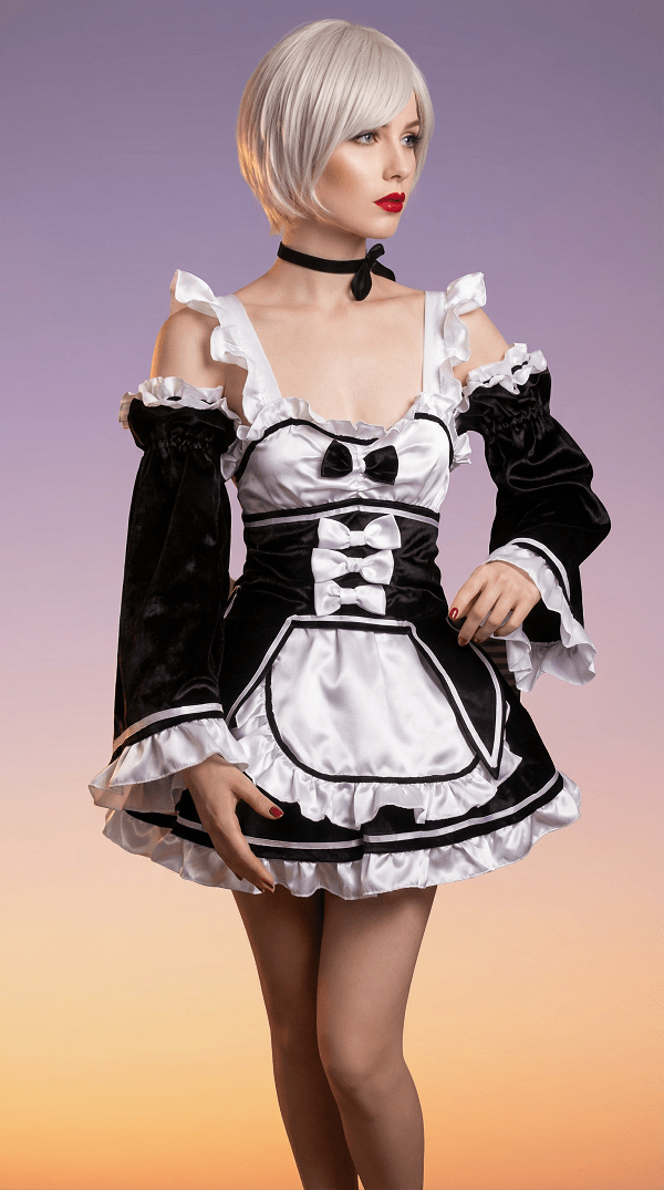 Vestido Sirvienta Afrancesada